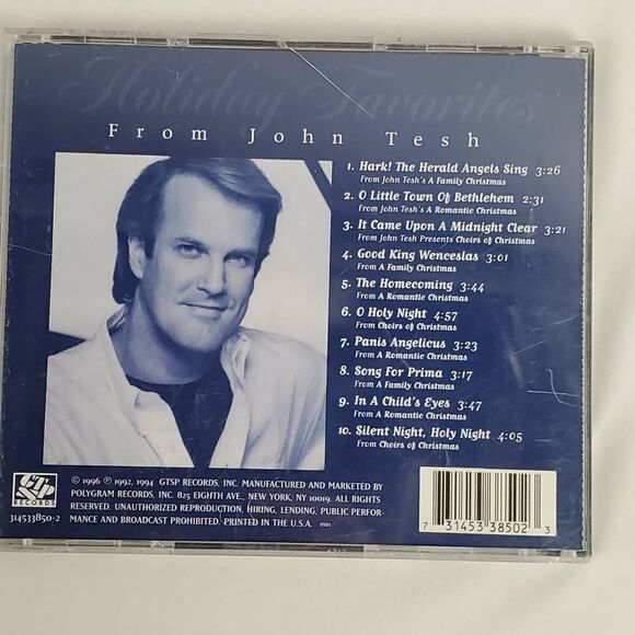 Holiday Favorites From John Tesh [CD] - Picture 4 of 4
